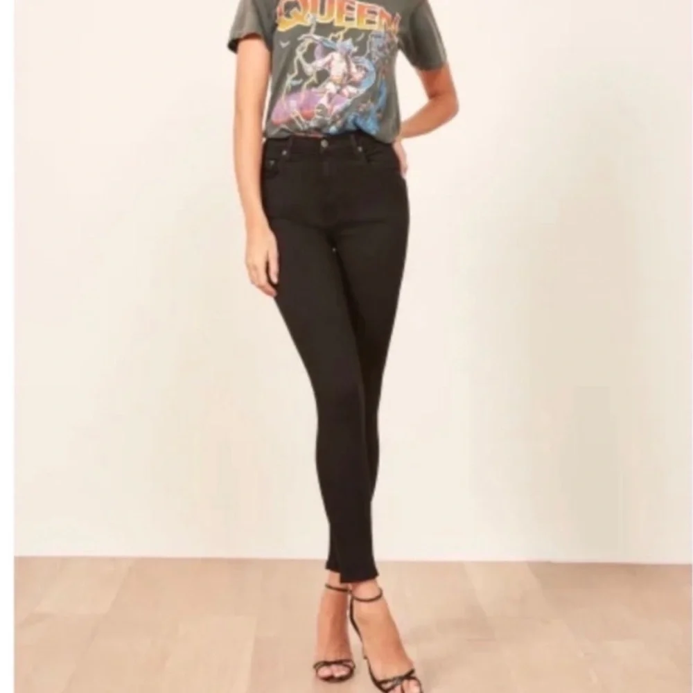 NWT Reformation Black Harper Skinny Jeans for Women - Picture 5 of 7